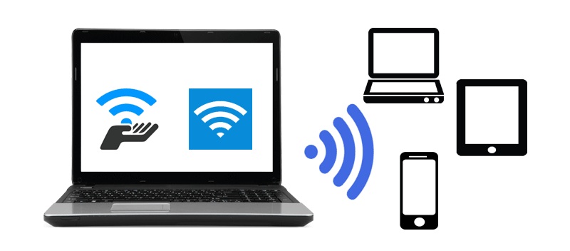 آموزش اشتراک گذاری اینترنت از لپ تاپ به گوشی و تبدیل Laptop به مودم وایرلس Wireless Modem به کمک ایجاد یک کارت شبکه مجازی در سیستم عامل ویندوز 6 به بالا